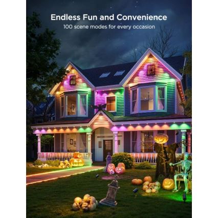 Govee - LED RGBIC niz vgradnih svetilk 30 m, Wi-Fi, Matter, IP67