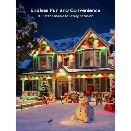 Govee - LED RGBIC niz vgradnih svetilk 30 m, Wi-Fi, Matter, IP67