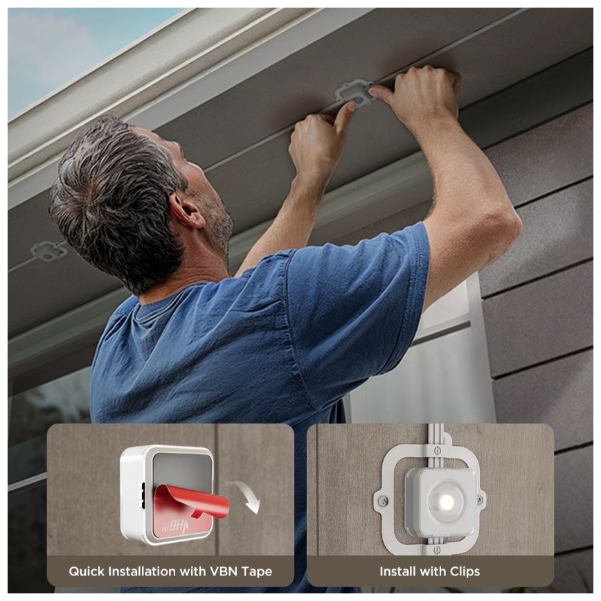 Govee - LED RGBIC Trakovi Downlights 30m Wi-Fi Matter IP67