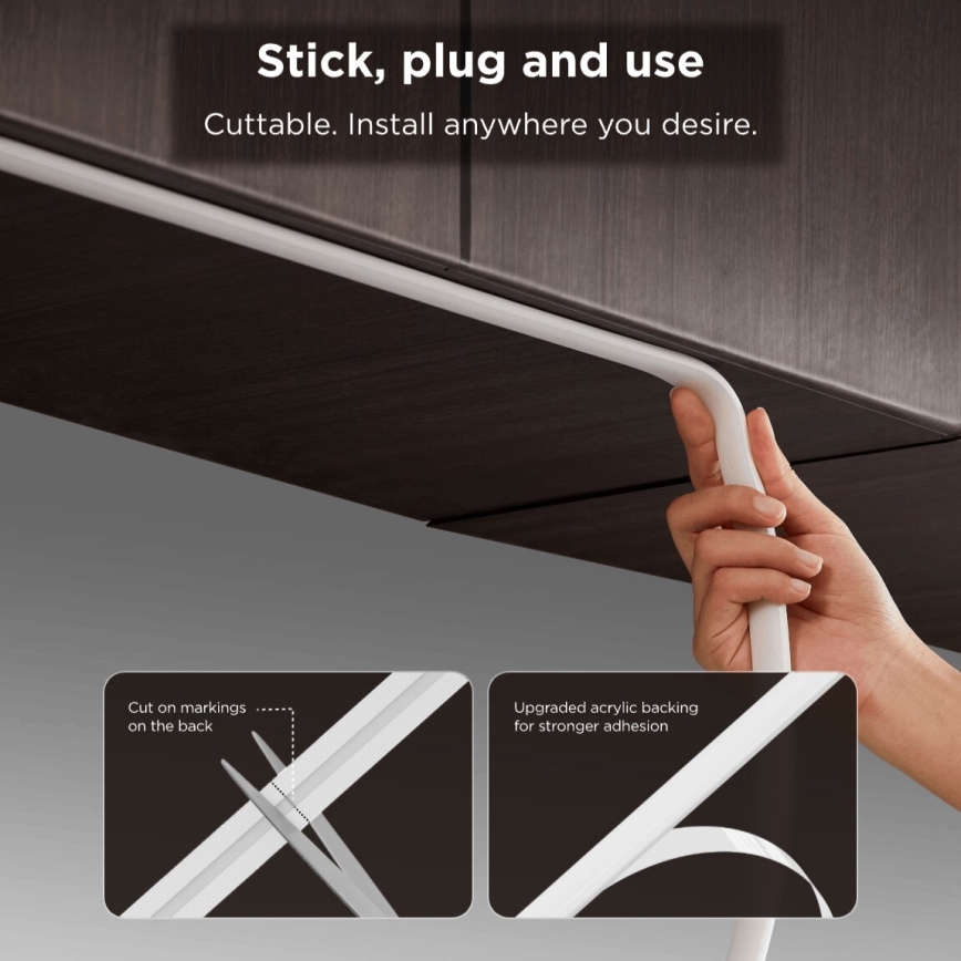 Govee - LED RGBICW Zatemnitveni trak COB 3780 diodes 3m Wi-Fi Matter