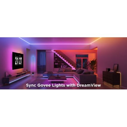 Govee - LED RGBICW Zatemnitveni trak COB 3780 diodes 3m Wi-Fi Matter