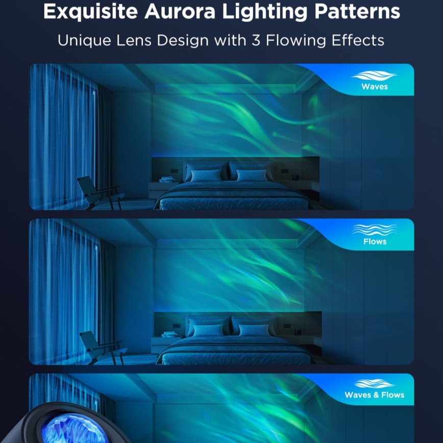 Govee - LED RGBW Galaxy Light Projector Pro Wi-Fi Matter