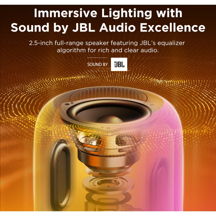 Govee - LED RGBW zatemnjevalna namizna svetilka z zvočnikom LED/36W/12V Wi-Fi