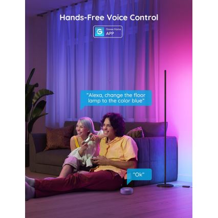 Govee - LED RGBW zatemnjevalna talna svetilka LITE MATTER LED/24W/230V Wi-Fi 36 cm