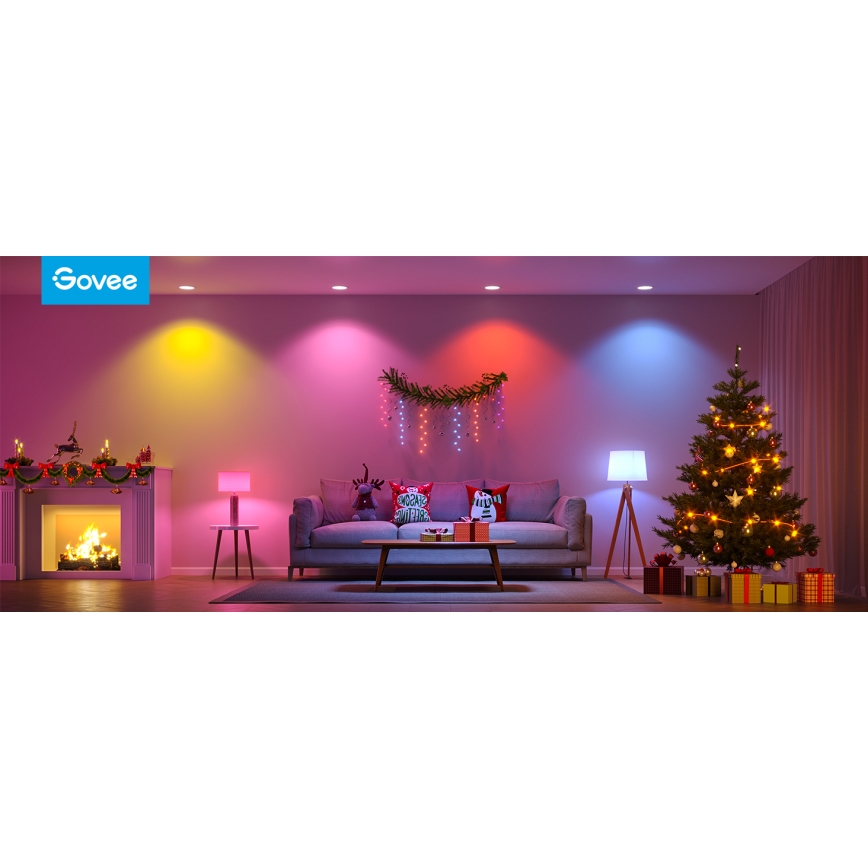 Govee - LED RGBWW Zatemnitvena žarnica Smart E27/9W/230V 2700-6500K Wi-Fi