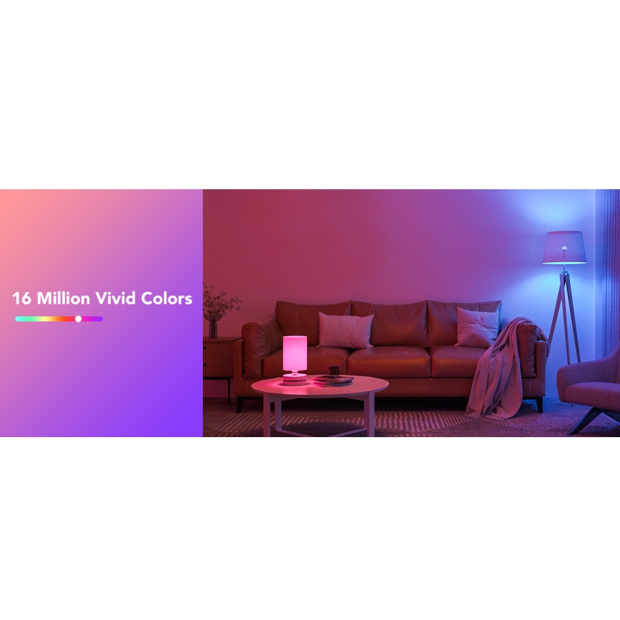 Govee - LED RGBWW Zatemnitvena žarnica Smart E27/9W/230V 2700-6500K Wi-Fi