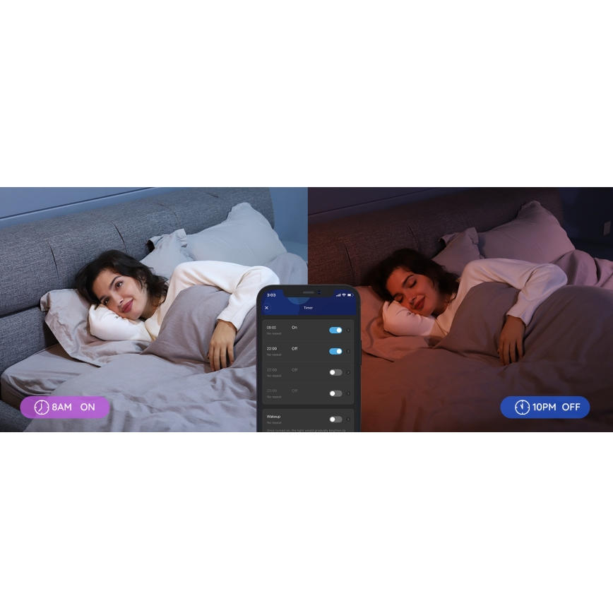 Govee - LED RGBWW Zatemnitvena žarnica Smart E27/9W/230V 2700-6500K Wi-Fi