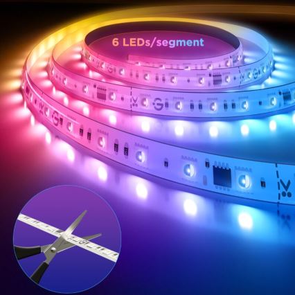 Govee - LED RGBWWIC Zatemnitveni trak Strip Light 2 Pro 5m Wi-Fi Matter