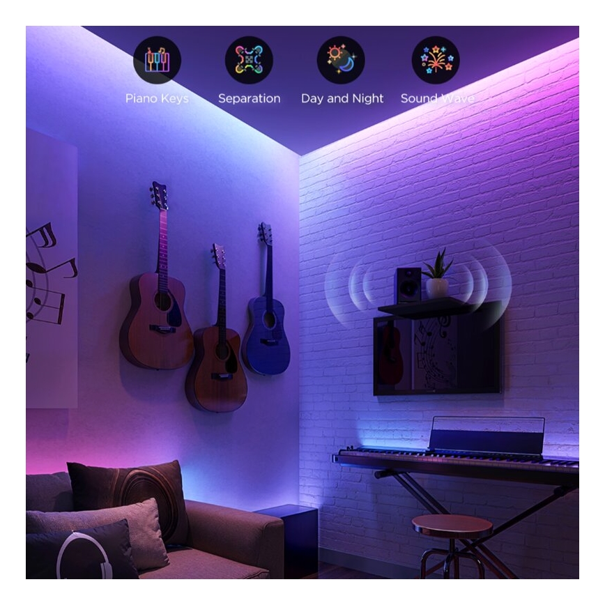 Govee - LED RGBWWIC Zatemnitveni trak Strip Light 2 Pro 5m Wi-Fi Matter