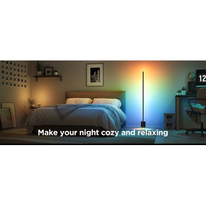 Govee - LED Zatemnitvena talna svetilka Smart MATTER LED RGBICWW 2200-6500K Wi-Fi + Daljinski upravljalnik