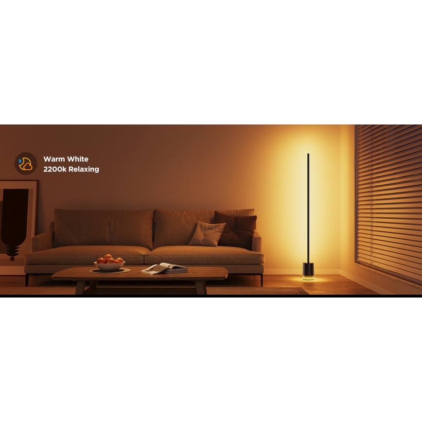 Govee - LED Zatemnitvena talna svetilka Smart MATTER LED RGBICWW 2200-6500K Wi-Fi + Daljinski upravljalnik