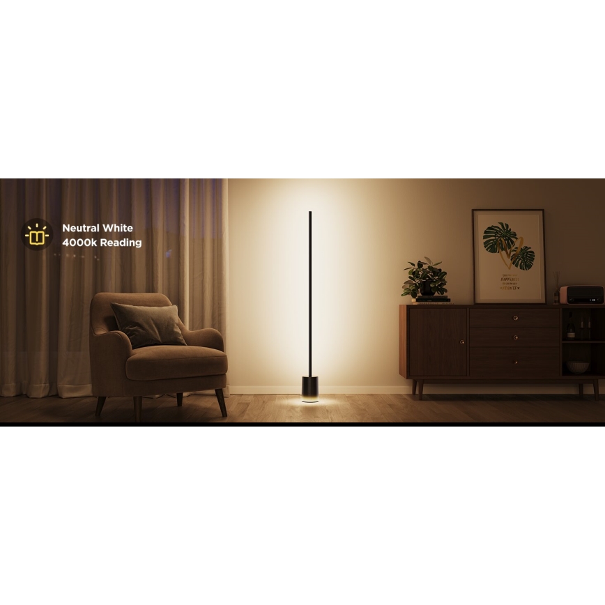 Govee - LED Zatemnitvena talna svetilka Smart MATTER LED RGBICWW 2200-6500K Wi-Fi + Daljinski upravljalnik