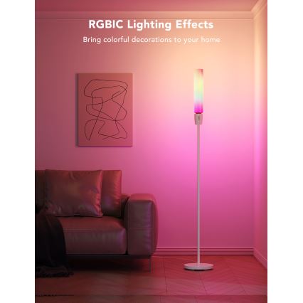 Govee - LED Zatemnitvena talna svetilka CYLINDER SMART RGBICWW 2200-6500K