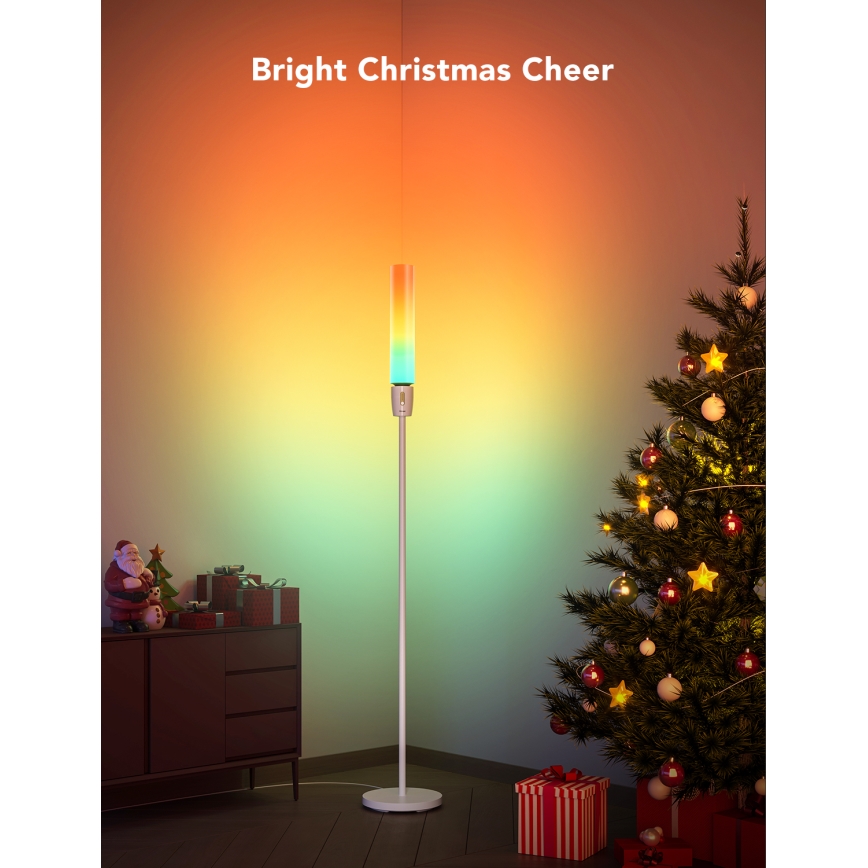 Govee - LED Zatemnitvena talna svetilka CYLINDER SMART RGBICWW 2200-6500K