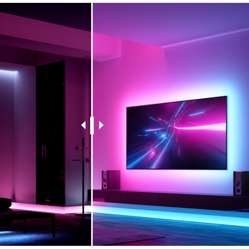 Govee - M1 PRO PREMIUM Smart RGBICW+ LED trak 2m Wi-Fi Matter