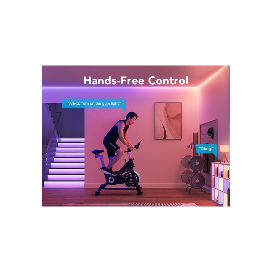 Govee - M1 PRO PREMIUM Smart RGBICW+ LED trak 2m Wi-Fi Matter