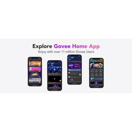 Govee - M1 PRO PREMIUM Smart RGBICW+ LED trak 2m Wi-Fi Matter