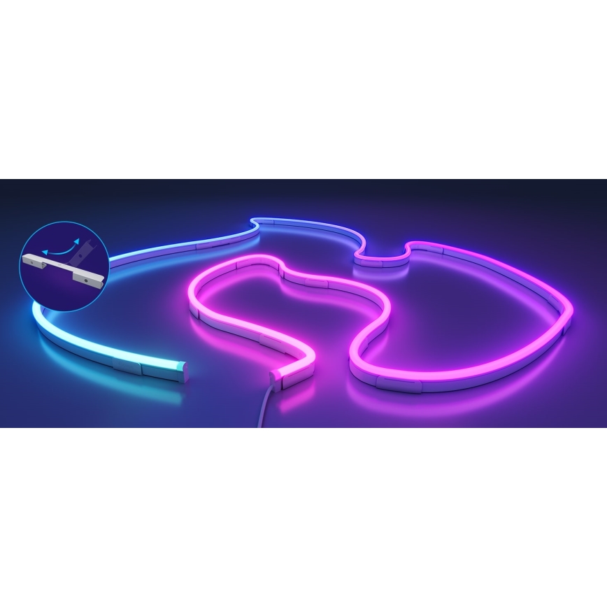 Govee - Neon 2 MATTER upogljiv LED trak 3m RGBIC Wi-Fi IP67