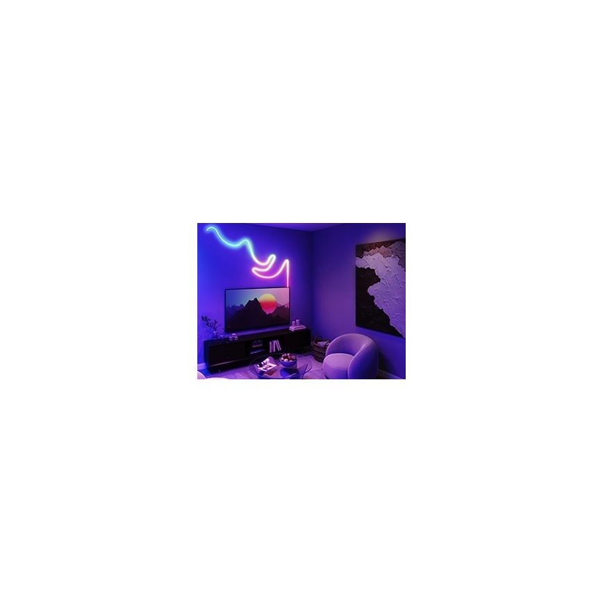 Govee - Neon 2 MATTER upogljiv LED trak 5m RGBIC Wi-Fi IP67