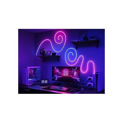Govee - Neon 2 MATTER upogljiv LED trak 5m RGBIC Wi-Fi IP67