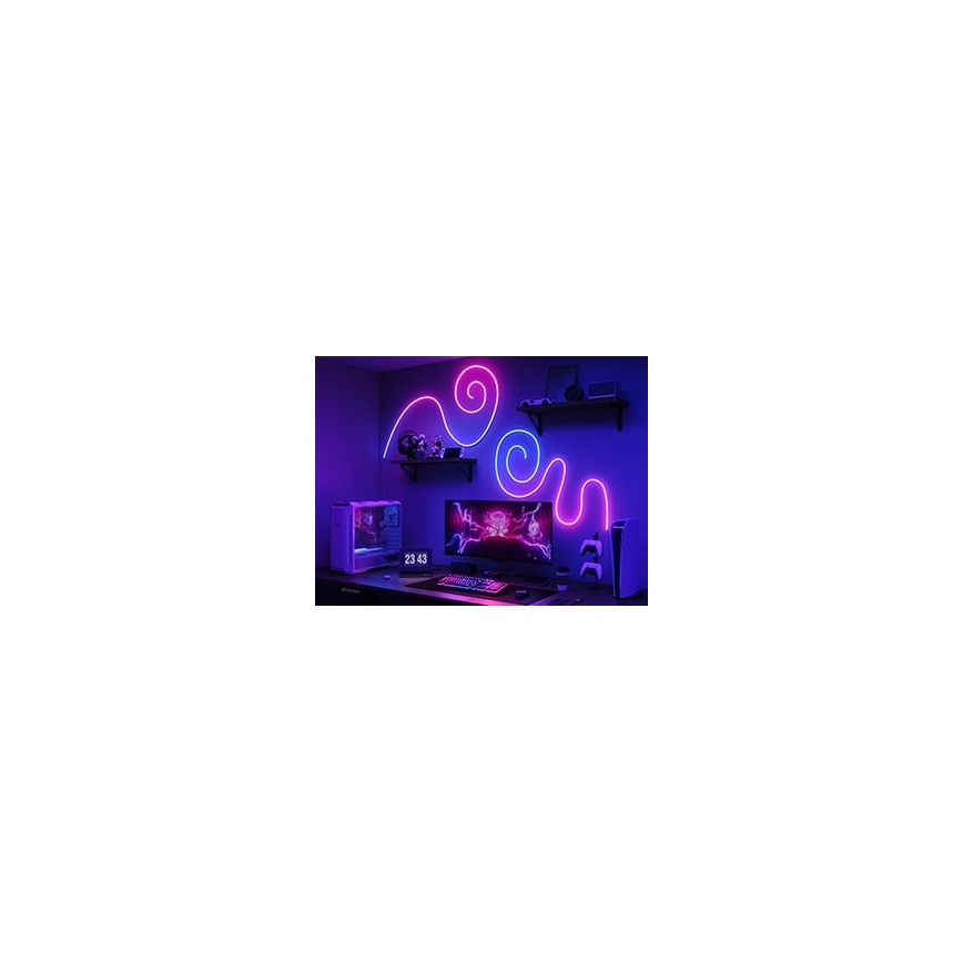 Govee - Neon 2 MATTER upogljiv LED trak 5m RGBIC Wi-Fi IP67