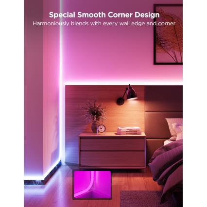 Govee - Neon MATTER LED corner tračni 5m RGBIC Wi-Fi