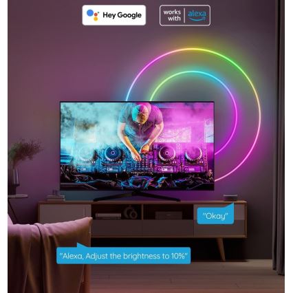 Govee - Neon SMART upogljiv LED trak RGBIC 2m Wi-Fi IP67