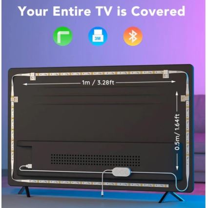 Govee - pametna RGB LED osvetlitev ozadja za TV 46-60