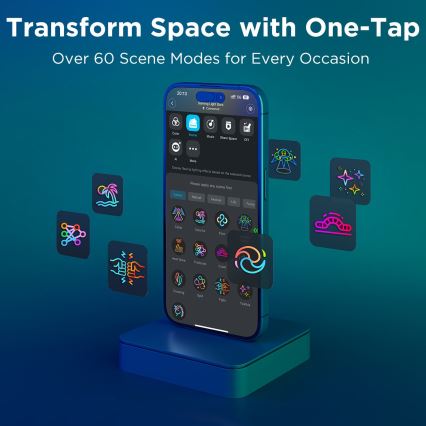 Govee - Pametni RGBIC Gaming Pro svetlobni paneli Matter Wi-Fi