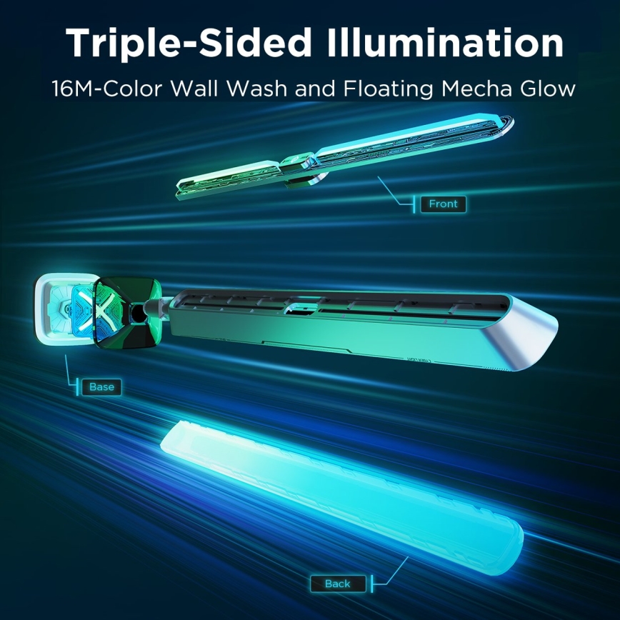 Govee - Pametni RGBIC Gaming Pro svetlobni paneli Matter Wi-Fi