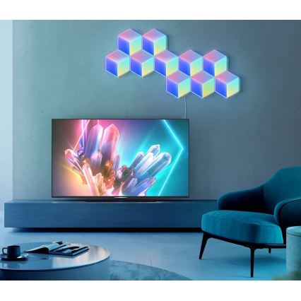 Govee - SET 10x LED Svetilka Glide Hexa Pro LED Smart RGBIC Wi-Fi