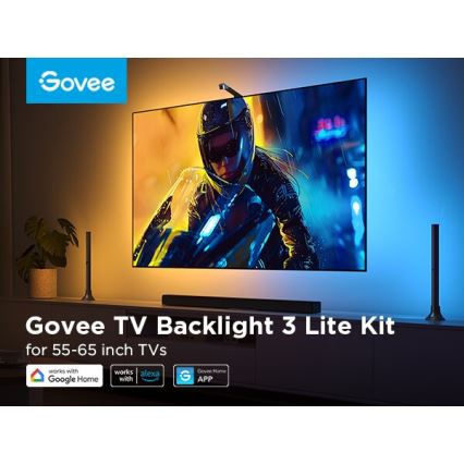 Govee - SET 2x Backlight TV 55-65" SMART LED osvetlitev RGBICW Wi-Fi