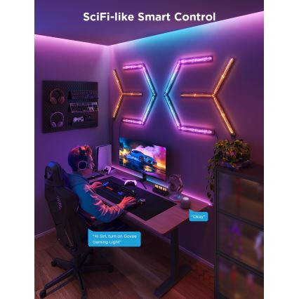 Govee - Smart Gaming (4+1) stenska svetilka RGBIC Wi-Fi