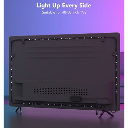 Govee - TV 40-50 pametna LED osvetlitev ozadja RGBIC Wi-Fi
