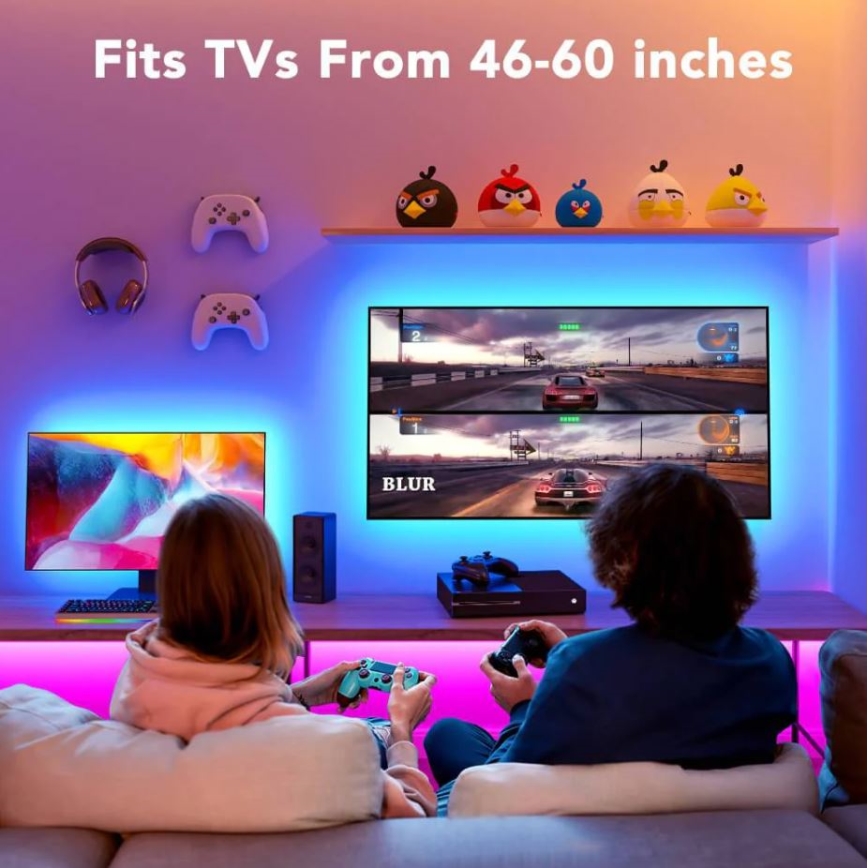 Govee - TV 46-60 pametna LED osvetlitev ozadja RGB + daljinski upravljalnik