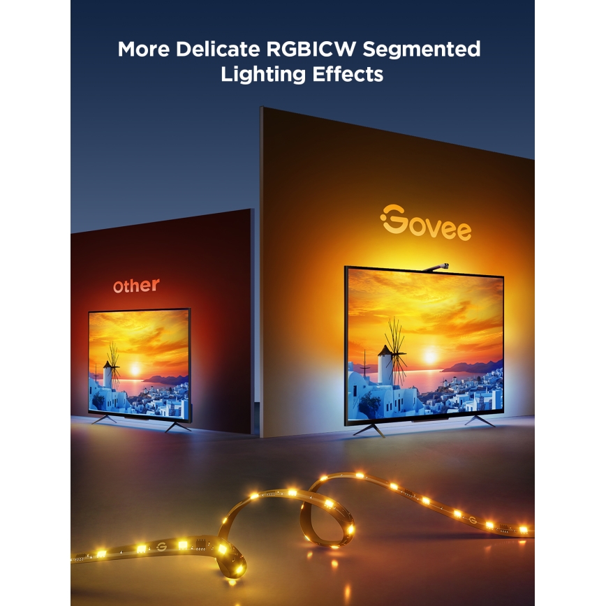 Govee - TV Backlight 3 Lite TV 75-85" SMART LED osvetlitev RGBICW Wi-Fi IP67