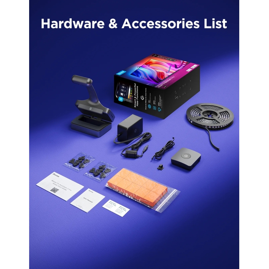 Govee - TV Backlight 3 Pro 55-65 pametna LED osvetlitev ozadja RGBIC Wi-Fi