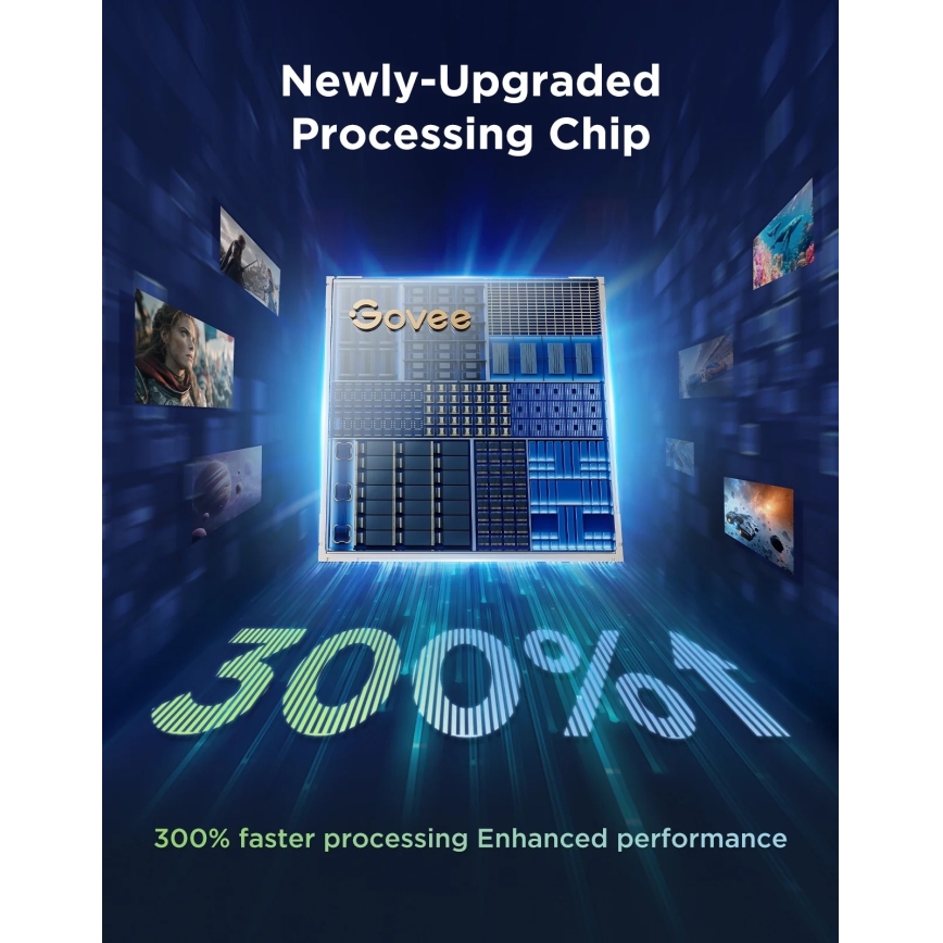 Govee - TV Backlight 3 Pro 75-85 PAMETNA LED osvetlitev za televizor RGBIC Wi-Fi