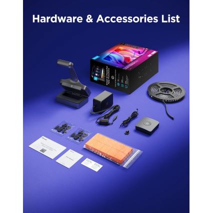 Govee - TV Backlight 3 Pro 75-85 PAMETNA LED osvetlitev za televizor RGBIC Wi-Fi