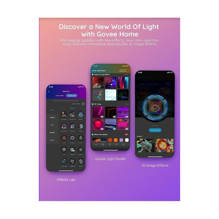 Govee - Wi-Fi RGBIC PRO Smart LED trak 10m