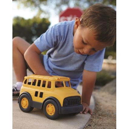 Green Toys - Šolski avtobus rumena/črna