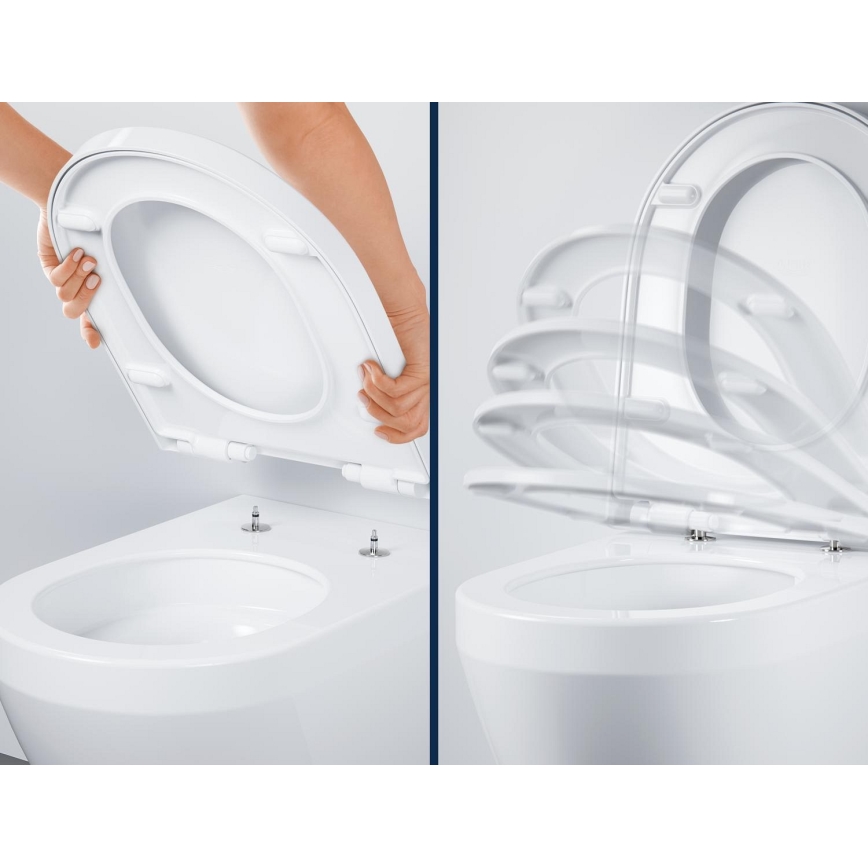 GROHE 102513SH00 - WC komplet EURO CERAMIC 67,3 x 37,6 x 79,2 cm keramika/bela