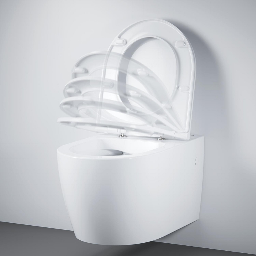 GROHE 103848SH00 - Viseča WC školjka START ROUND CERAMIC 368 × 543 mm trpežno bela