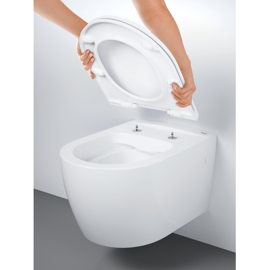 GROHE 103848SH00 - Viseča WC školjka START ROUND CERAMIC 368 × 543 mm trpežno bela