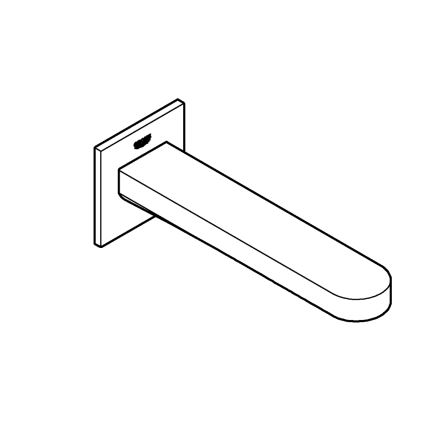 GROHE 13404003 - Odtok za kad PLUS 168 mm poliran krom
