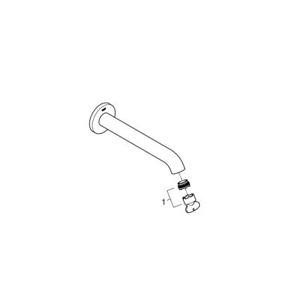 GROHE 13449001 - Kadni odtok ESSENCE 221 mm sijajni krom