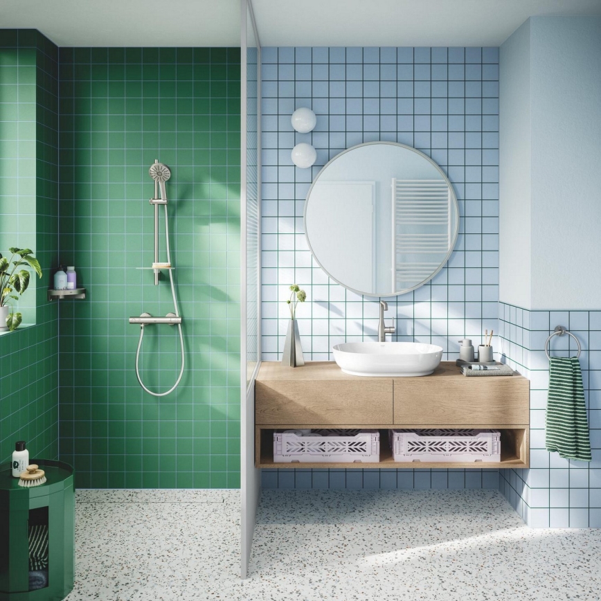 GROHE 134863DC00 - Ročna prha VITALIO JOY+ 120 mm mat krom