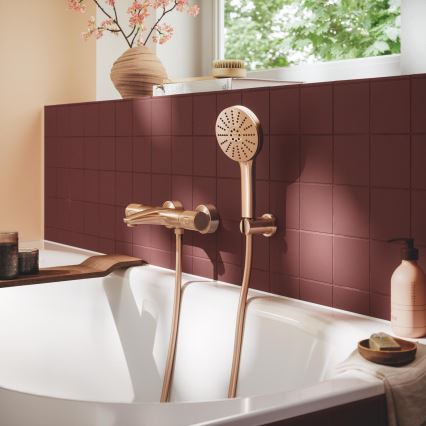GROHE 134863DL00 - Ročna prha VITALIO JOY+ 120 mm, brušena bakrena