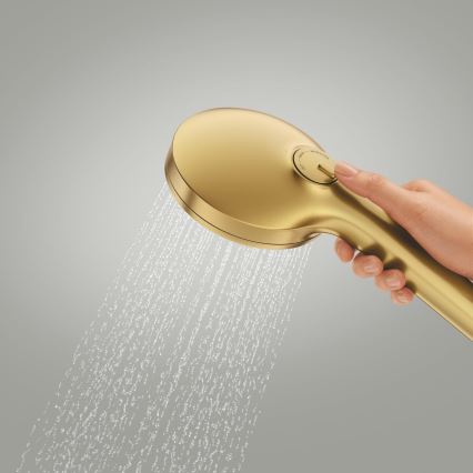 GROHE 134863GN00 - Ročni tuš VITALIO JOY+ 120 mm, krtačano zlato