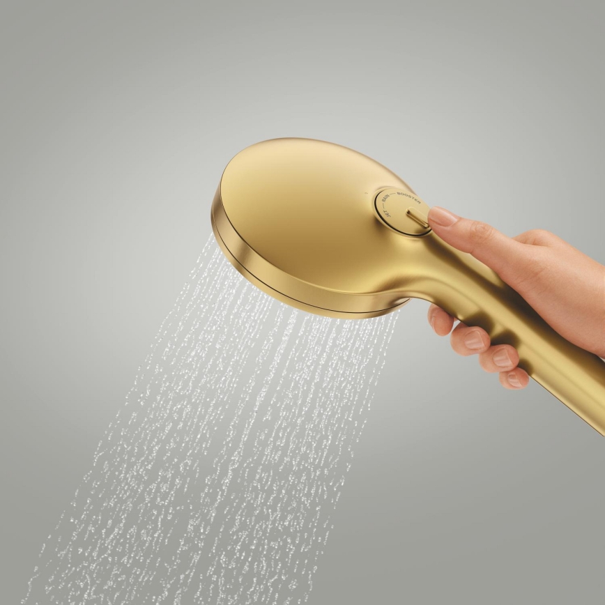 GROHE 134863GN00 - Ročni tuš VITALIO JOY+ 120 mm, krtačano zlato